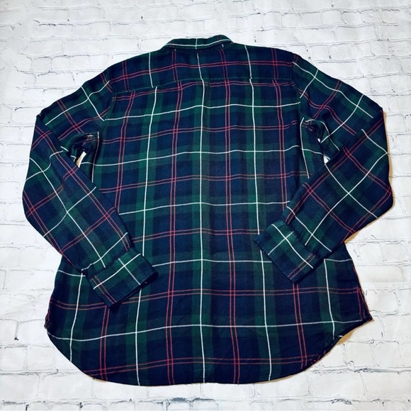 Lauren Ralph Lauren Women's Black Label Size M Tartan Plaid Button Down Shirt - Picture 11 of 11